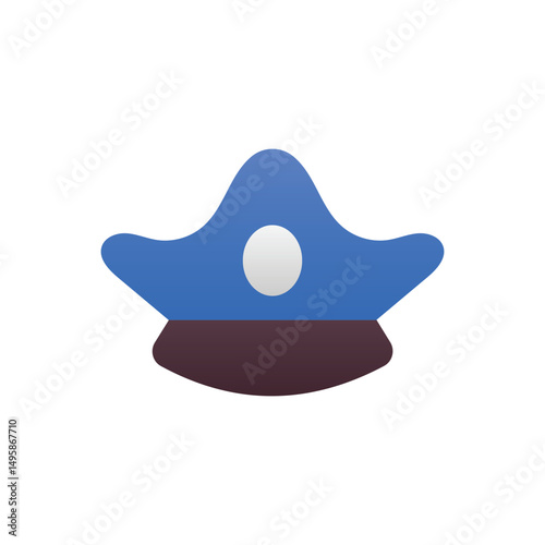 Municipal Police Vector icon