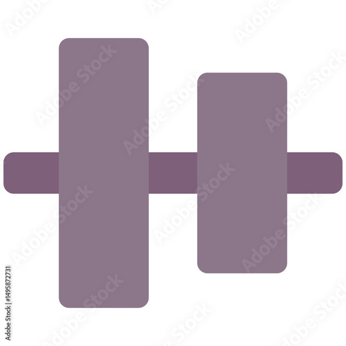 Horizontal Center Align Tool Icon, Flat Style Isolated Vector Icon.