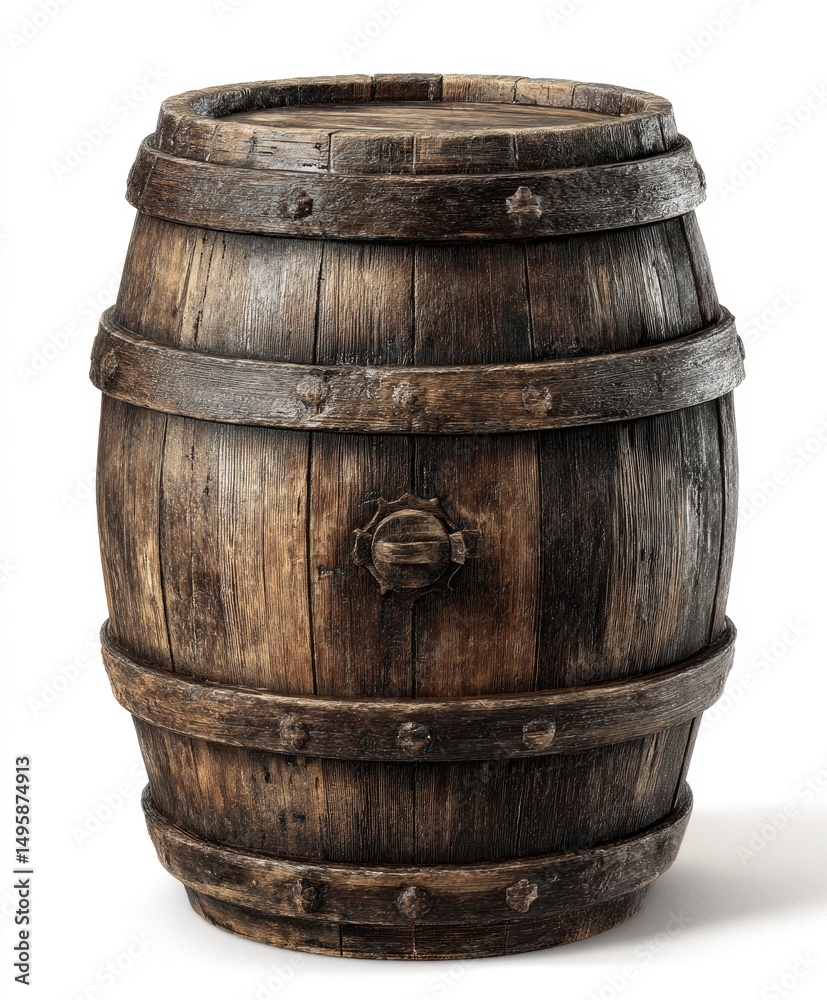 Obraz premium Aged Wooden Barrel (6)