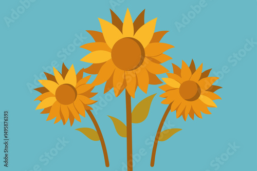 dried sunflowers  .svg