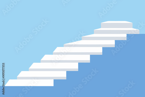 soft snow steps  