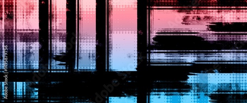 textured abstract background with pink and blue gradient
