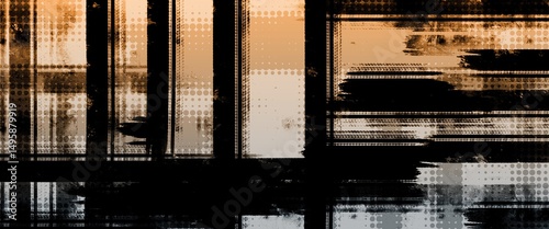 textured abstract background with orange and grey gradient