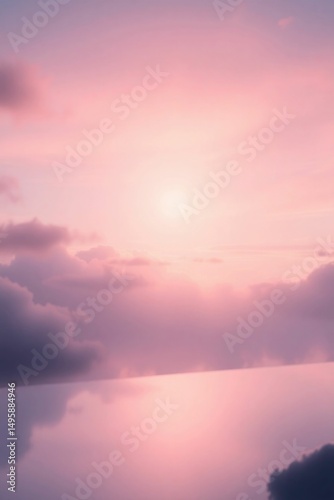 sunset in the clouds