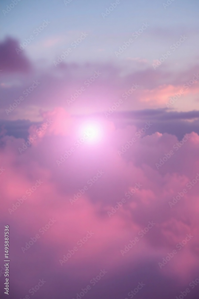 Obraz premium beautiful glowing clouds