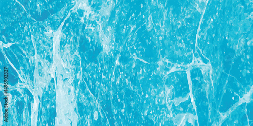 Abstract blue texture resembling cracked ice water marble or stone effect background