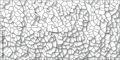 Abstract cell structure illustration a detailed vector graphic of an organic pattern in black and white suitable for backgrounds and designs