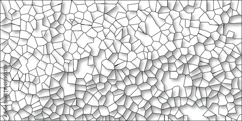 Abstract cellular pattern background composed of interconnected shapes in a seamless design evoking geometry and organic forms perfect for creative concepts.