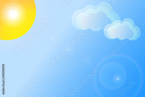 Soft pastel abstract gradient background featuring sky-inspired elements such as clouds and subtle light. Calm and atmospheric composition for modern, minimal, or artistic design projects