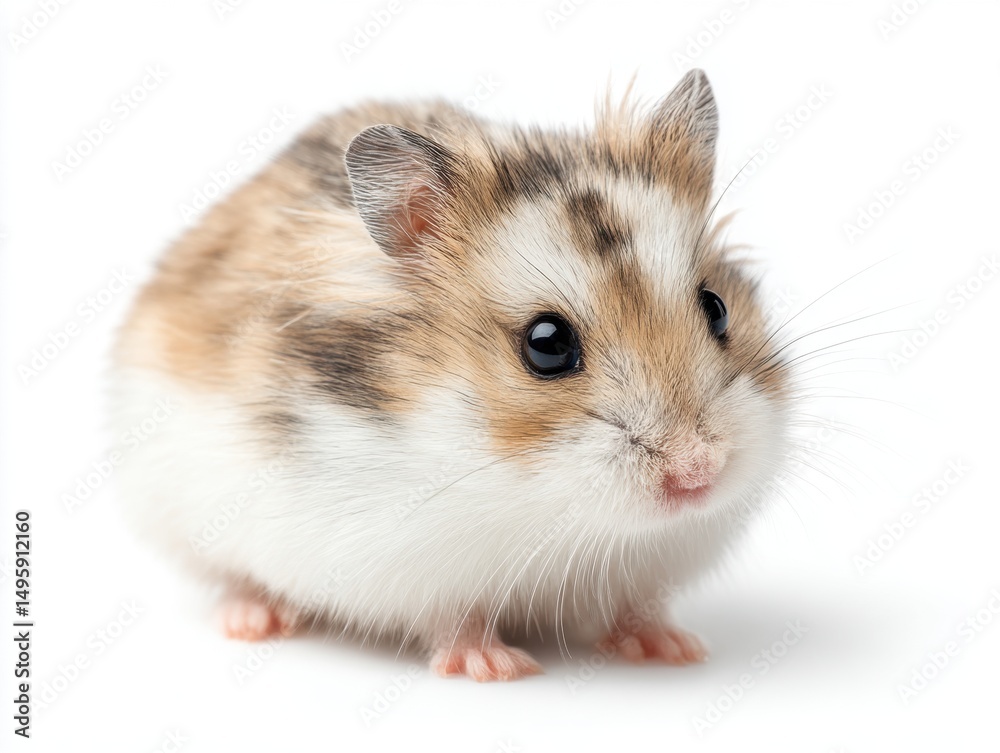 roborovski dwarf hamster isolated on white roborovski dwarf hamster isolated on white