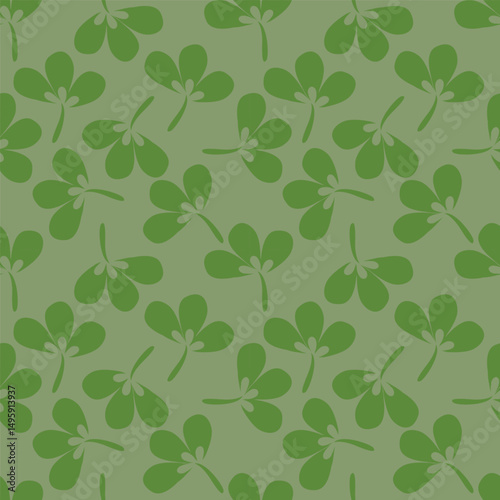 seamless pattern with leaves