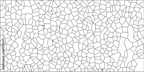 Black and white cellular structure vector illustration suitable for backgrounds textures and abstract design projects