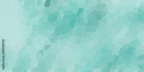 Soft aqua tones crystalline texture design featuring irregular geometric shapes and subtle color variations ideal for digital design projects.