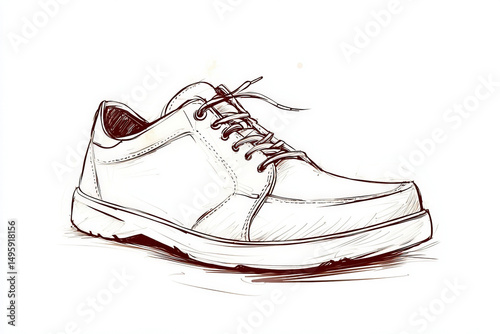 Shoe sketch: A stylish repr...