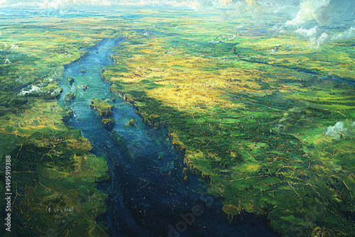 A depiction of the Erdut re...