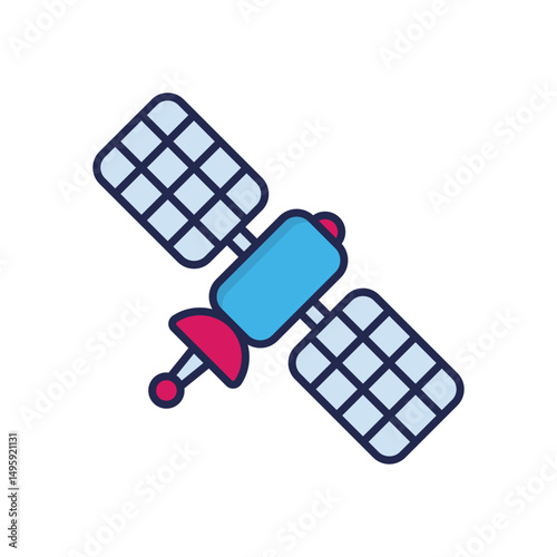 Satelite Vector icon