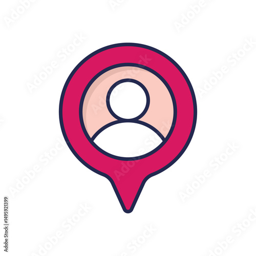 Free Download You Are Here Vector icon - GFXLoad