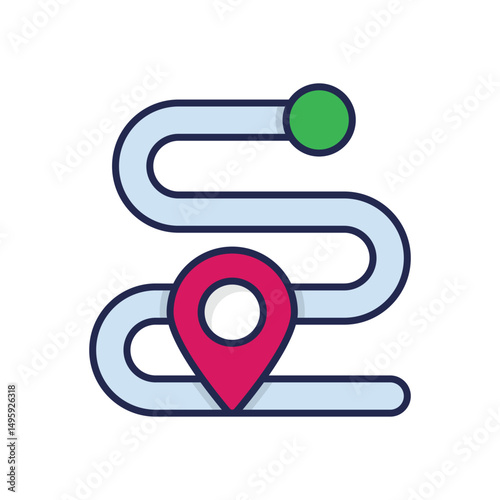 Destination Vector icon