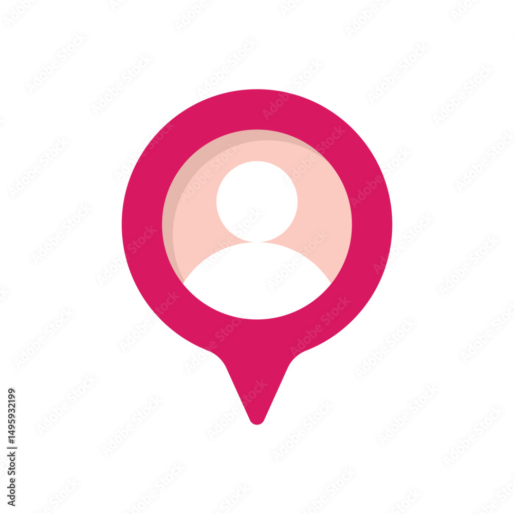 Naklejka premium You Are Here Vector icon