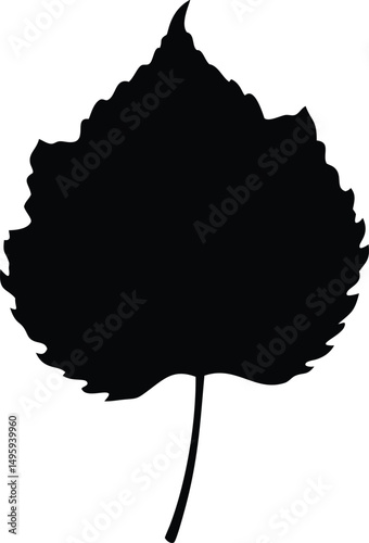 aspen leaf silhouette