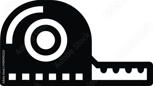 carpenter s measuring tape silhouette
