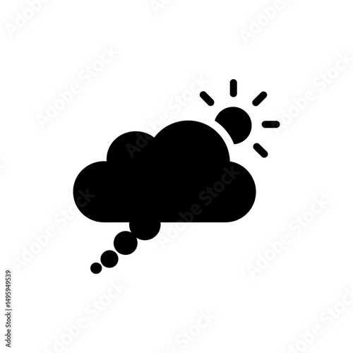 Cloudy Thoughts Clearing with Light for Mental Clarity and Wellness