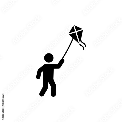 Kite Flying Overhead Representing Playful Mind and Creativity