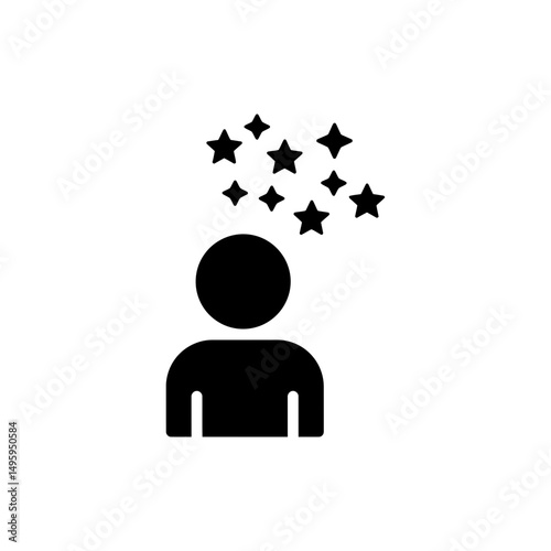 Person Looking at Stars Symbolizing the Search for Meaning and Purpose