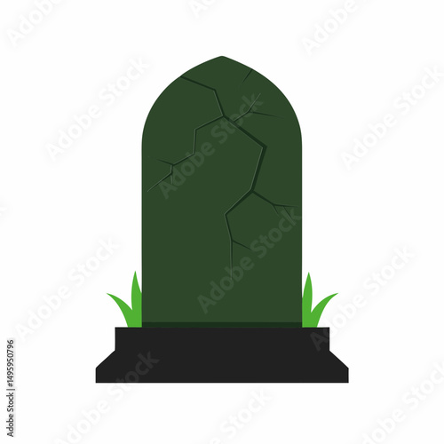 Tombstone vector illustration.