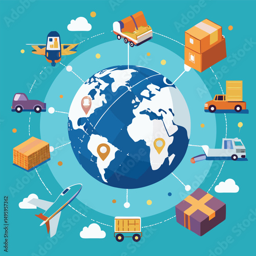 Global Logistics Network Worldwide Shipping and Delivery