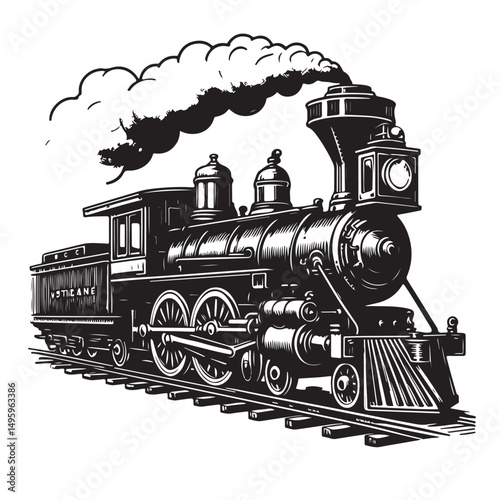 old steam locomotive