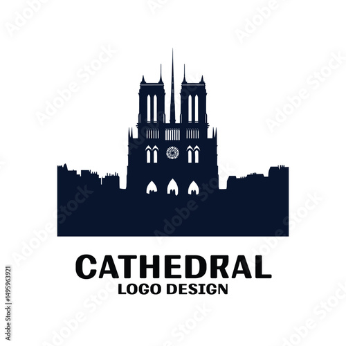 Cathedral Vector Logo Design