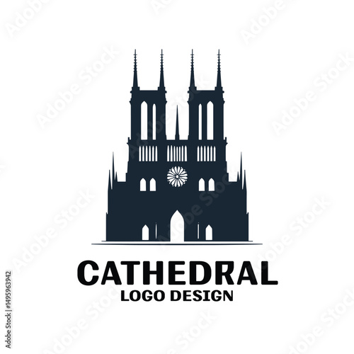 Cathedral Vector Logo Design