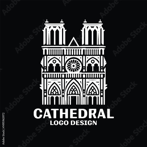 Cathedral Vector Logo Design