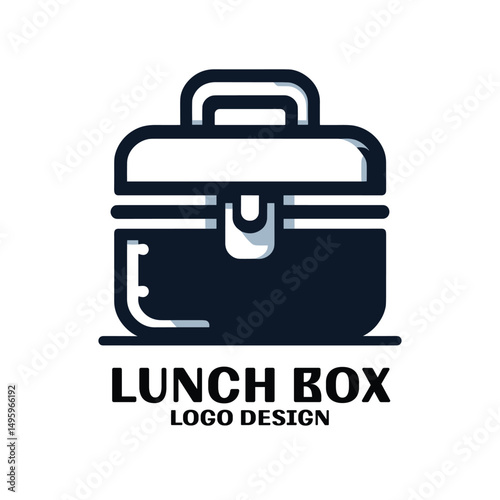 Lunch Box Vector Logo Design