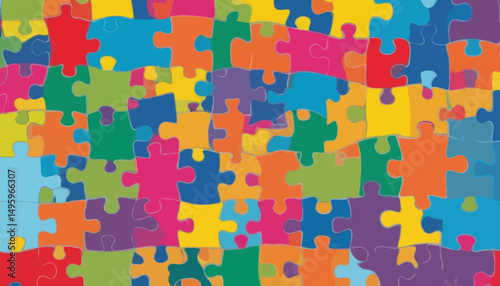 Solve puzzle problem, think of solution, finish or accomplishment, creativity idea or challenge, connect jigsaw piece to resolve work or business trouble, complete jigsaw puzzl