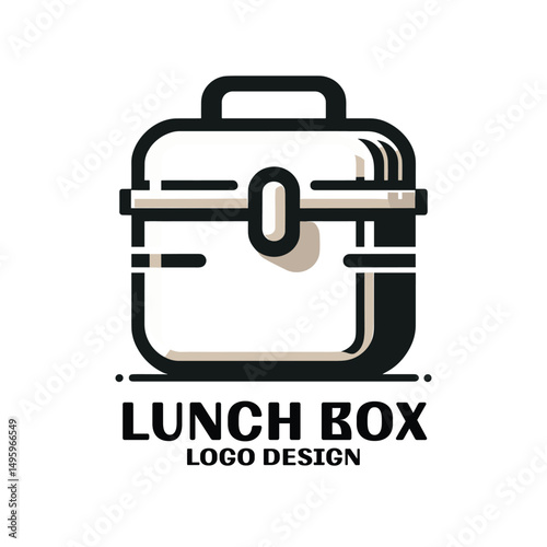 Lunch Box Vector Logo Design