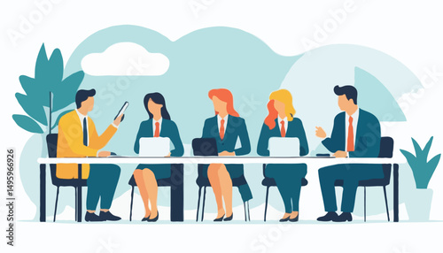 Work delegation, assign responsibility, collaboration task, teamwork efficiency or team productivity, process for manager to delegate work to employee, business teamwork delegate gear collaboration