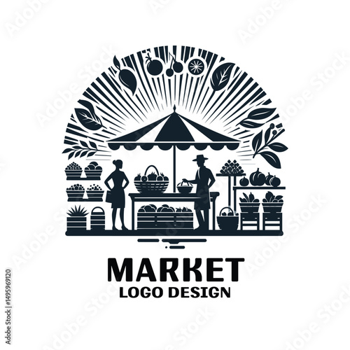 Market Vector Logo Design