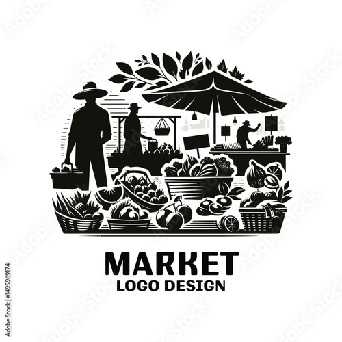 Market Vector Logo Design