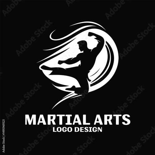 Martial Arts Vector Logo Design