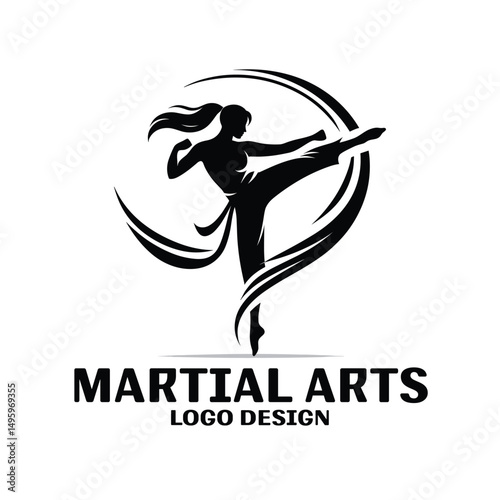 Martial Arts Vector Logo Design