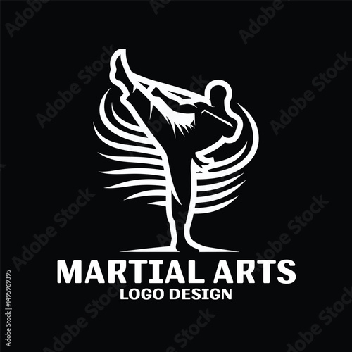 Martial Arts Vector Logo Design