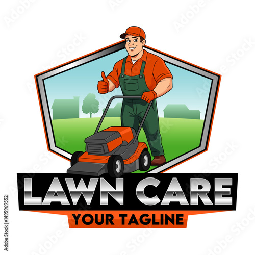 Lawncare logo template
