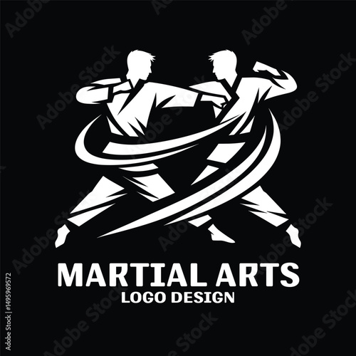 Martial Arts Vector Logo Design