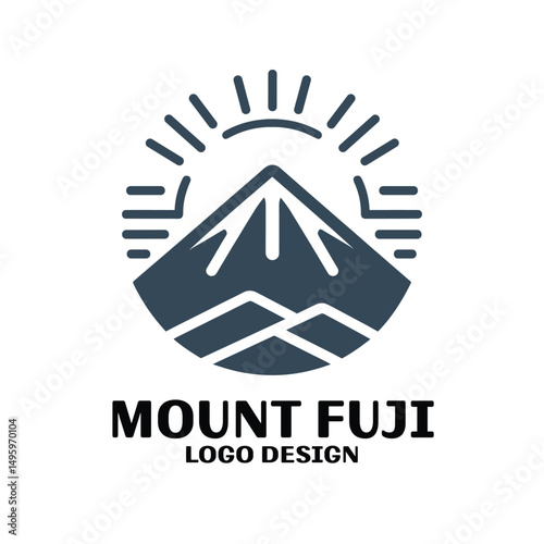 Mount Fuji Vector Logo Design