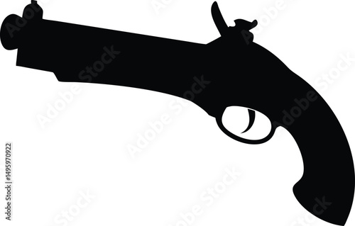 pirate pistol silhouette