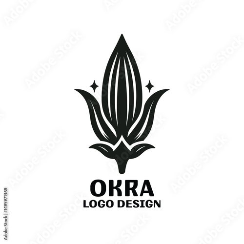 Okra Vector Logo Design