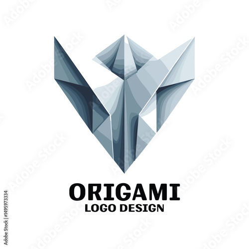 Origami Vector Logo Design