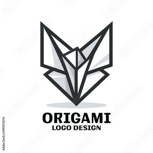 Origami Vector Logo Design